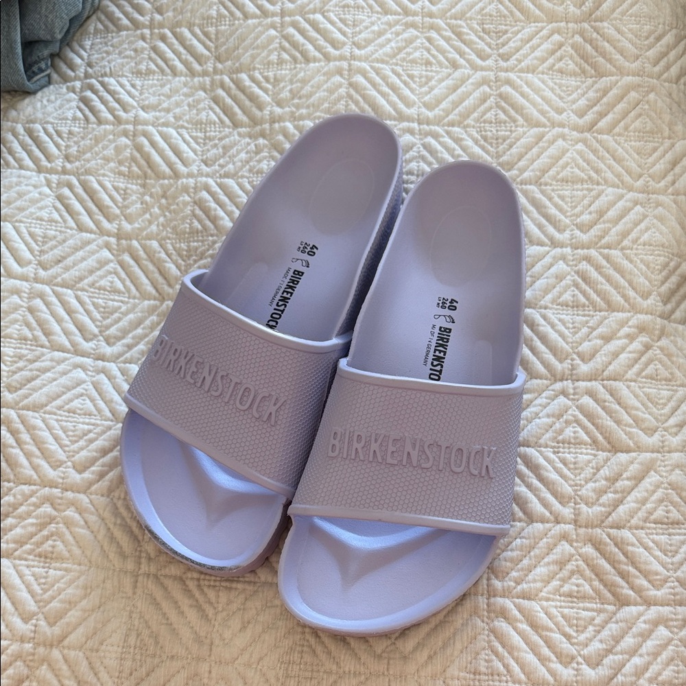 Birkenstock Light Purple Slides